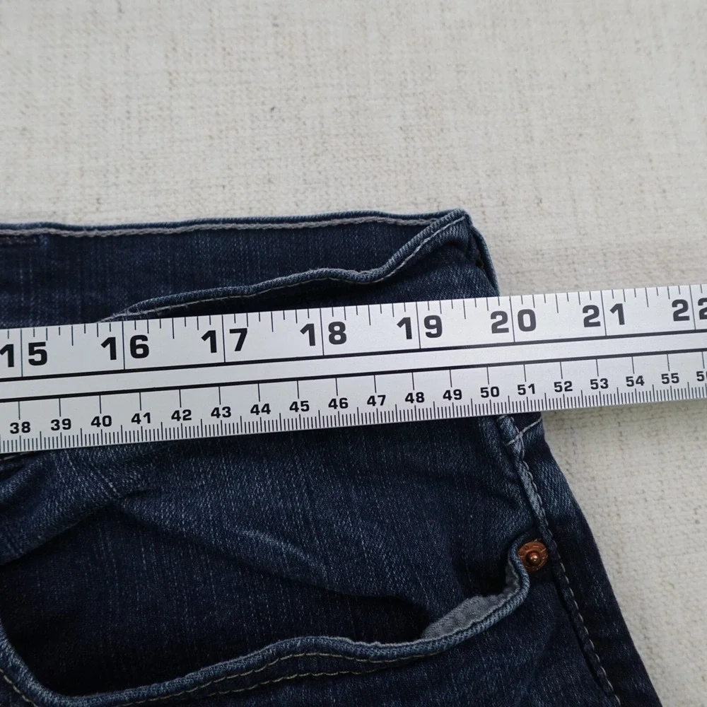 Levis 559 Jeans Blue Mens 40x32 Regular Fit Cotton Denim Mid Rise Straught Leg - Picture 10 of 12